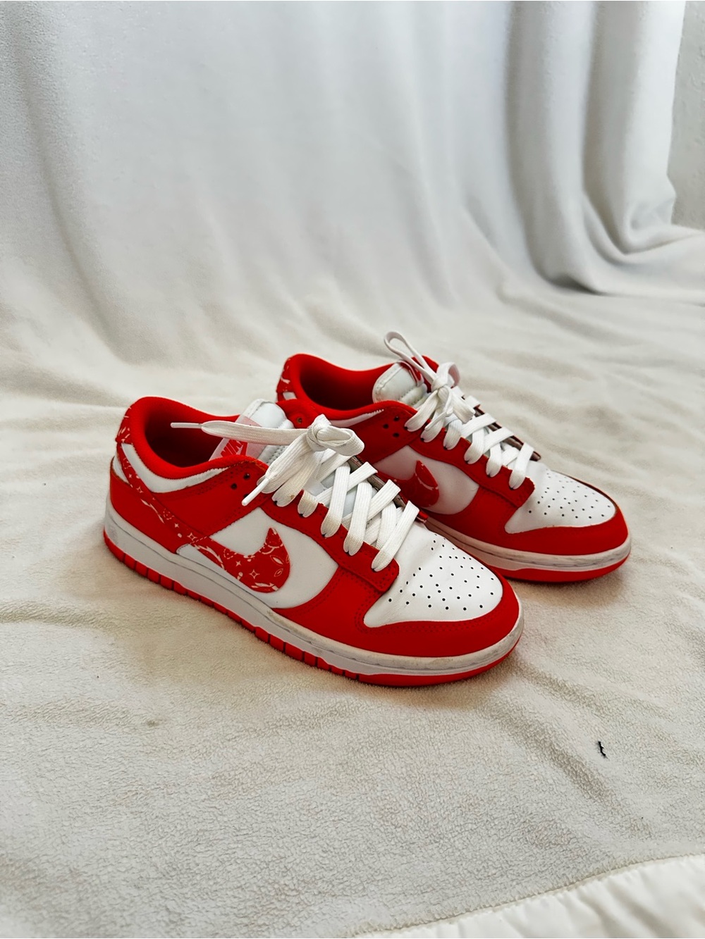 Nike Low ESS Orange Bandana Dunks